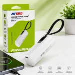 ERD PB-210 5000mAh USB-C Mobile Power Bank (White)