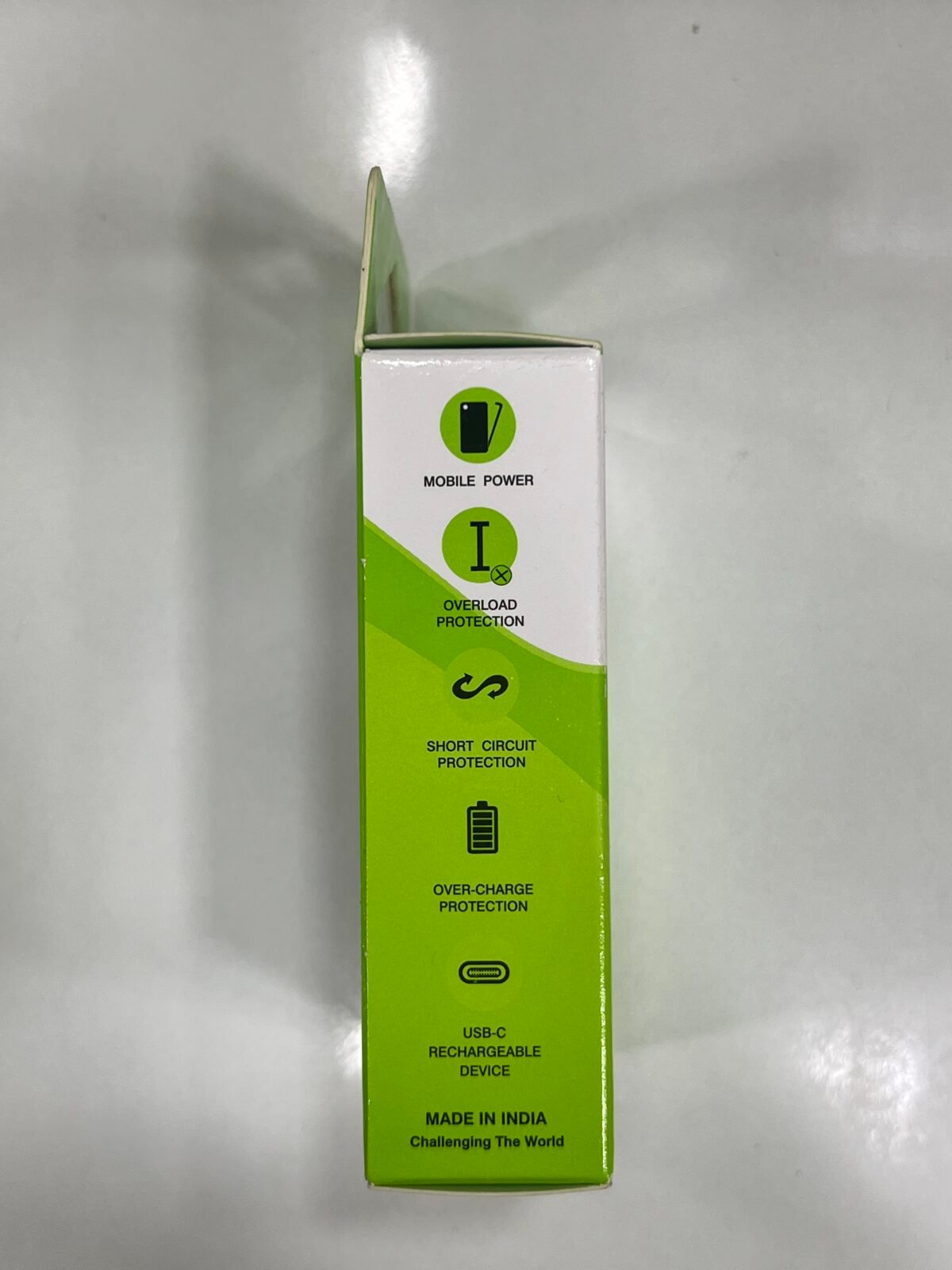 ERD PB-210 5000mAh USB-C Mobile Power Bank (White) - Image 3