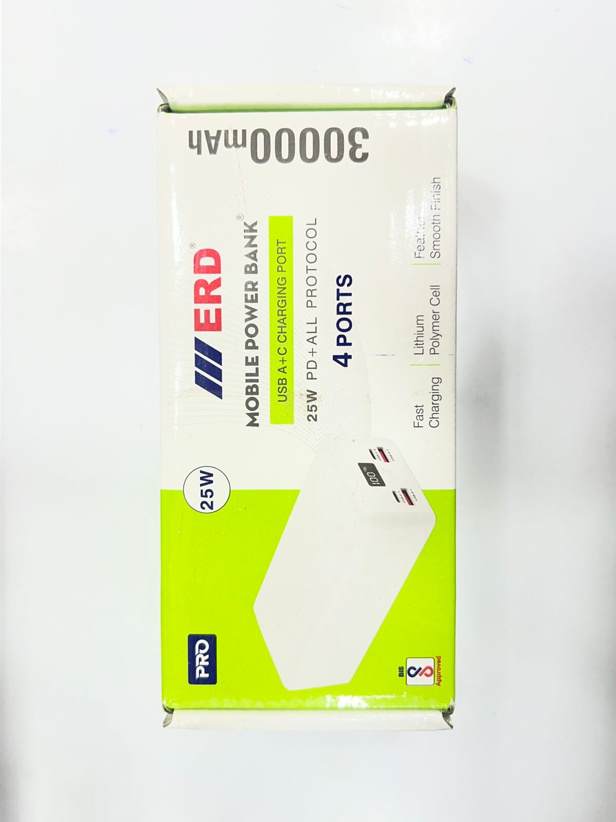 ERD PB-192W 30000mAh 25W Fast Charging Power Bank (White) - Image 3